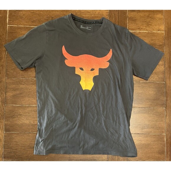 Under Armour Project Rock Brahma Bull Short Sleeve T-Shirt 1361733 Men’s XL - Picture 1 of 3